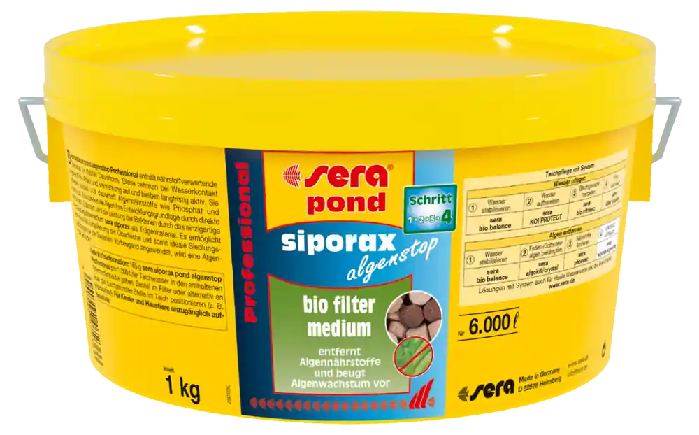 Kracherpreis sera siporax pond algenstop Professional 1kg sera siporax pond algenstop Professional 1kg