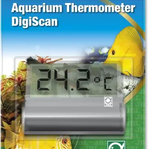 Angebot JBL Aquarium Thermometer DigiScan - Digitales Aquarienscheiben Klebethermometer
