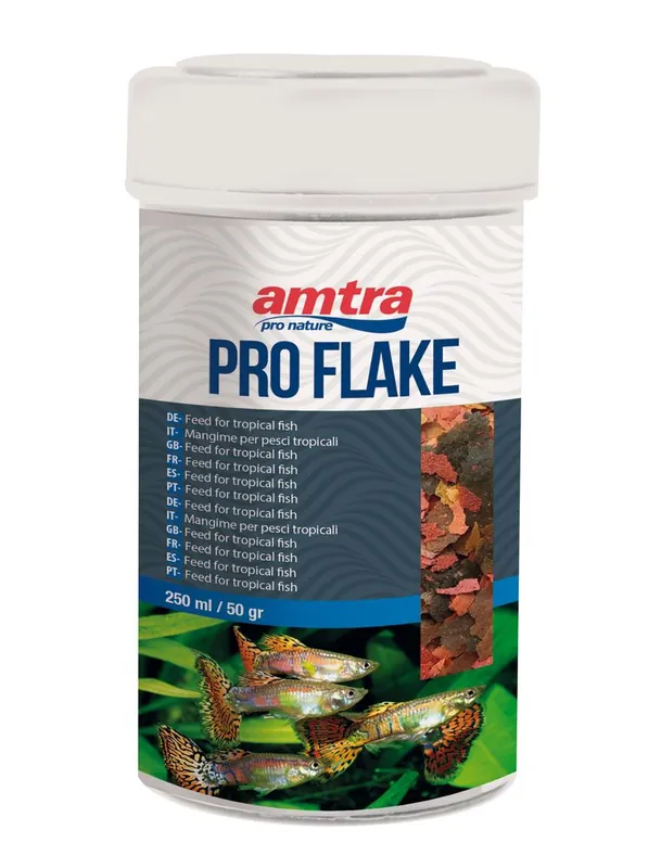Amtra Pro Flake 250 ml – Flockenfutter 50 g für Fische Finale Aktion