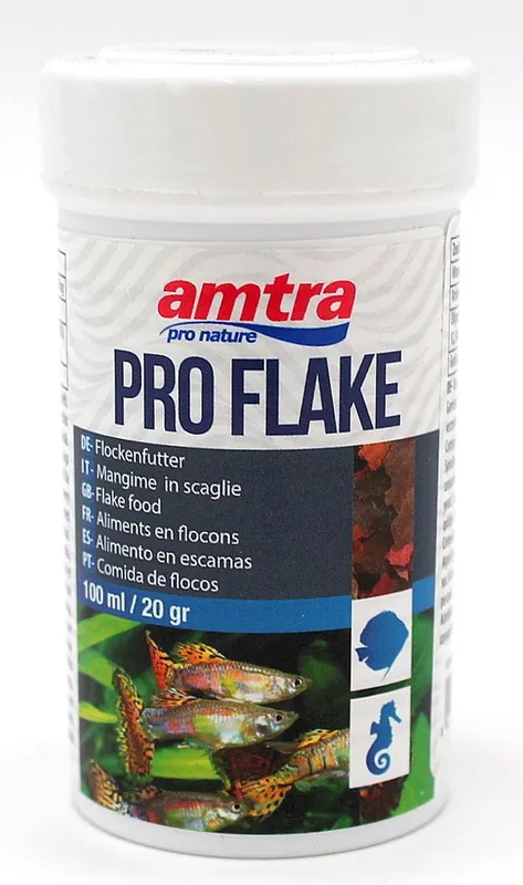 Preiswert Amtra Pro Flake 100 ml – Flockenfutter für Aquarien 20 g
