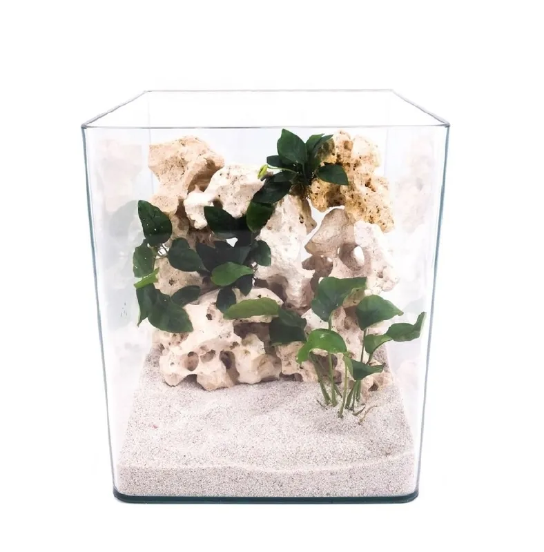 Top-Preis Nanotank 20 Aquarium mit Abdeckung und Unterlage