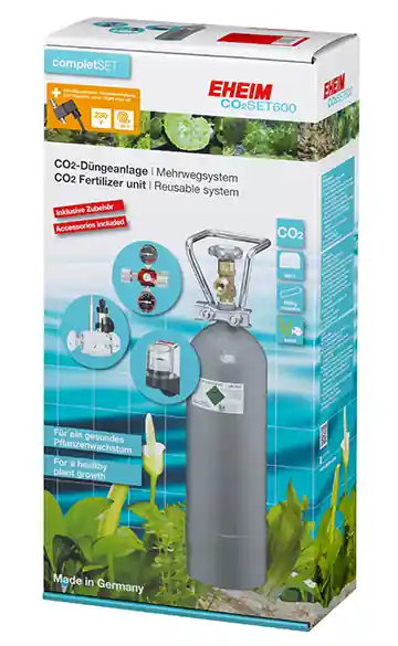 Bestseller EHEIM CO2 Komplettset Mehrwegsystem für Aquarien bis 600 Liter +Nachtabschaltung