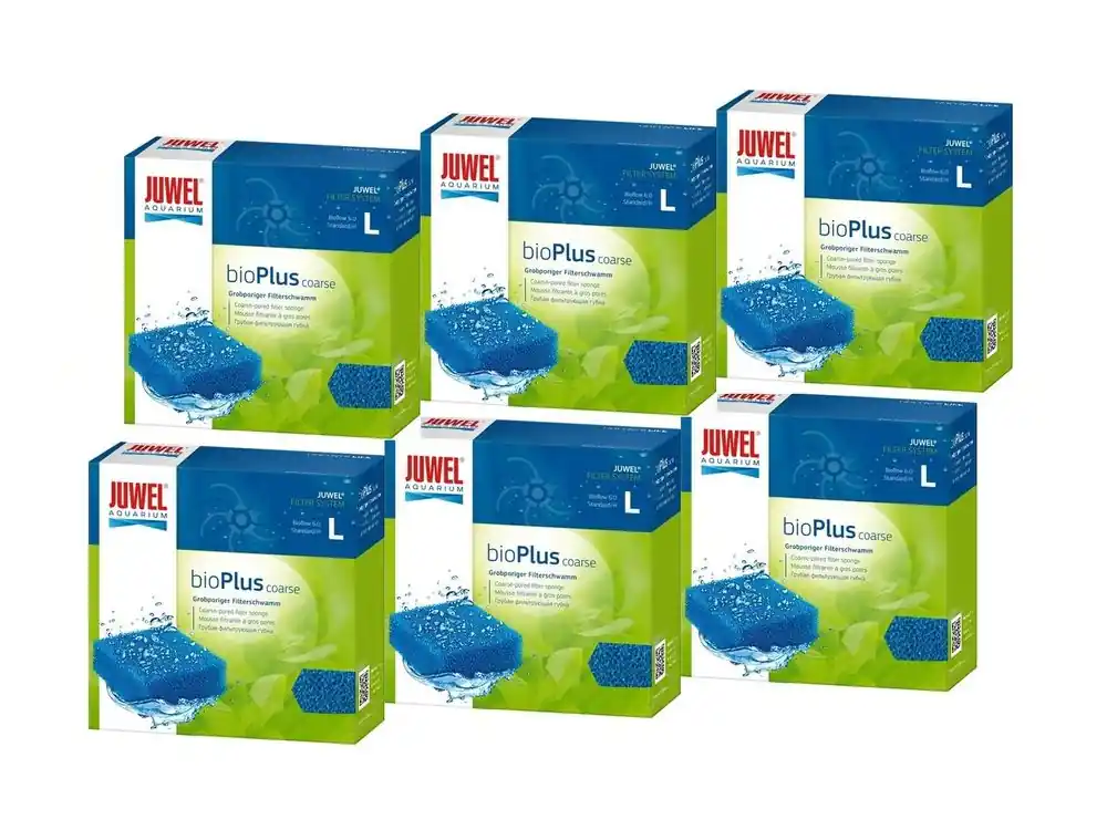 Neue Kollektion Juwel bioPlus coarse L 6er Pack Filterschwamm grob mechanische biologische Filterung