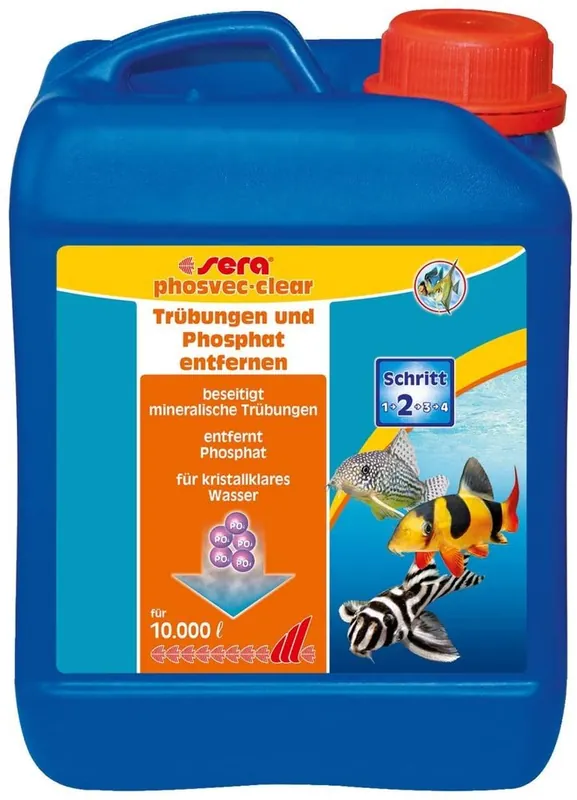 Preis Gesenkt sera phosvec clear 2500 ml Trübung Wasserwerte