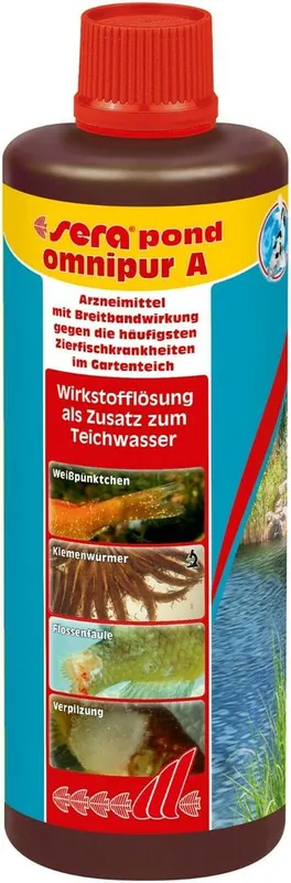 Sera pond omnipur A 500ml Arzneimittel Breitband Gartenteich Pflegen Günstig