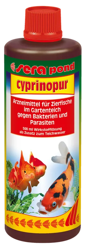 Sera pond cyprinopur 500ml Arzneimittel im Gartenteich gegen Bakterien und Parasiten Must-Have