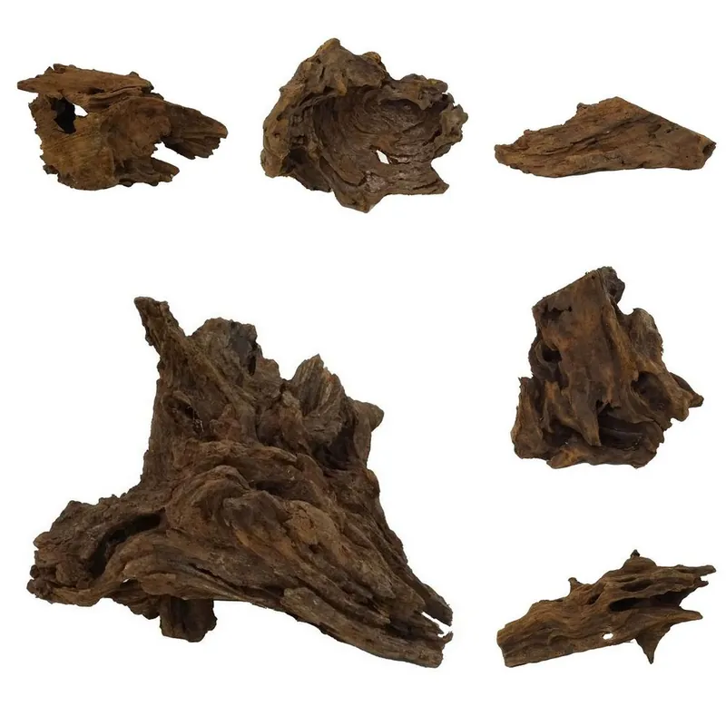 Begrenztes Angebot M Mangrovenwurzel 1 Stück 20-40 cm Holz Deko Aquascaping