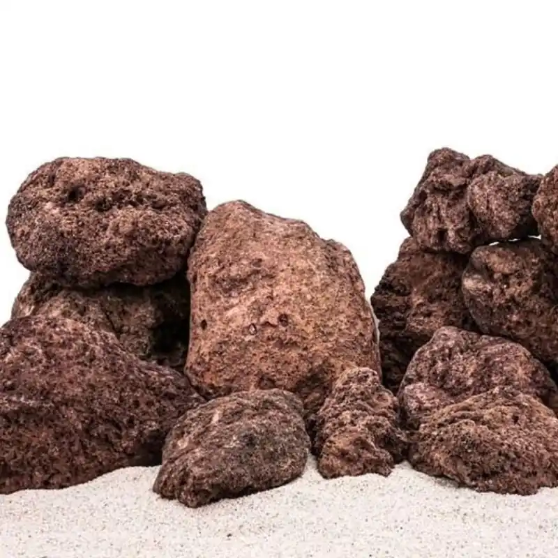 Aquarium Natursteine Lavastein rot 1 Stück Größe XL 4,0-6,0 kg Nr.42 Schneller Versand