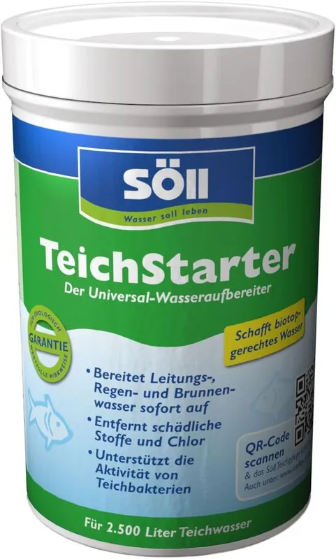 Abverkauf Söll TeichStarter 250 g der Universal-Wasseraufbereiter für den Gartenteich