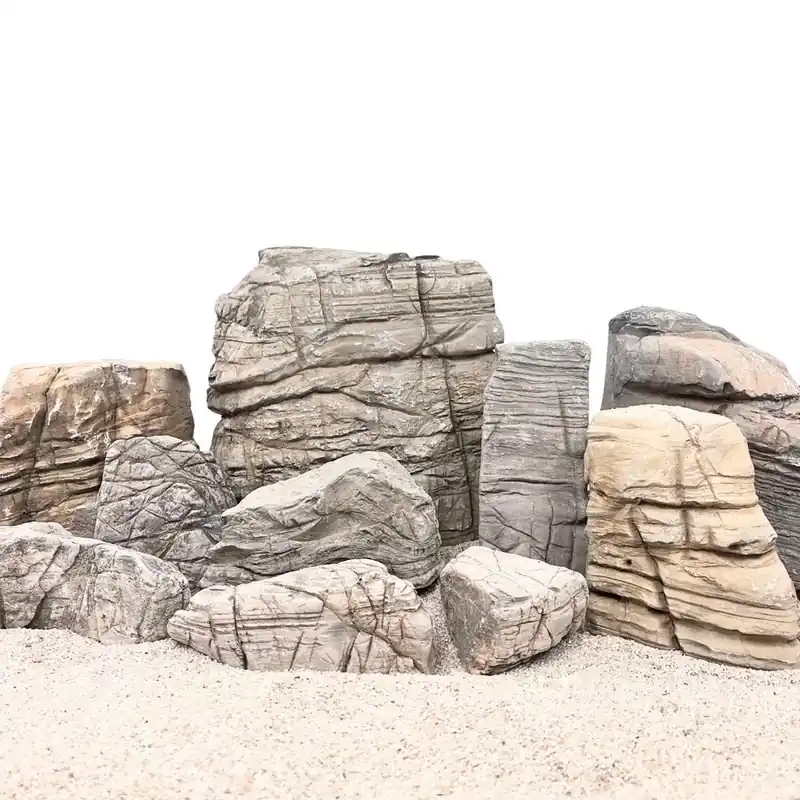 Aquarium Natursteine Sandwüsten Stein 1 Stück Gr. XL 3-10 kg Neue Kollektion