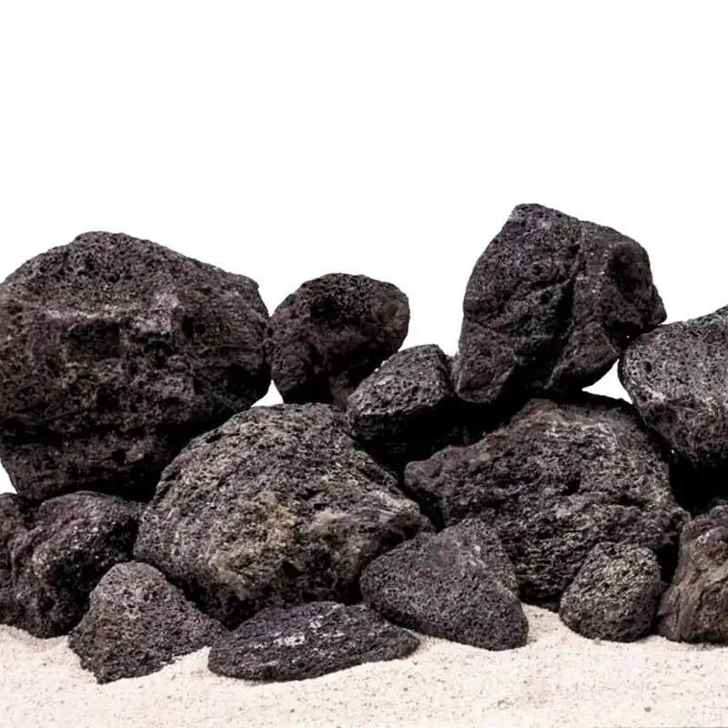 Aquarium Natursteine Lavastein schwarz 1 Stück Größe XXL 7,0-12,0 kg Top-Seller