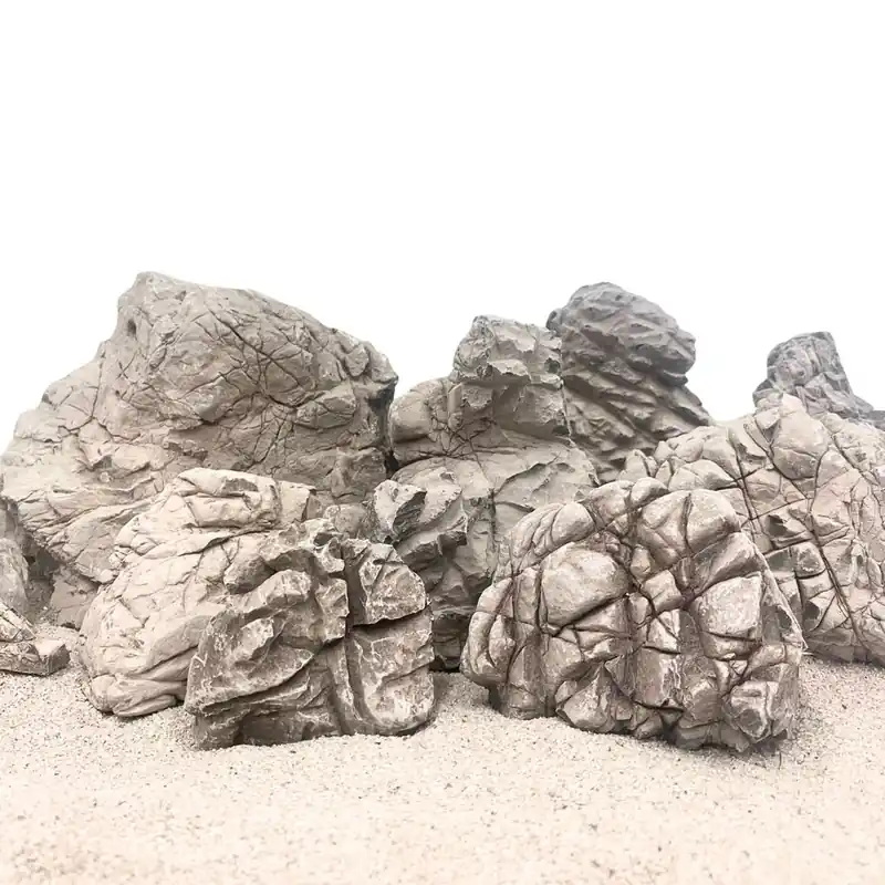 Aquarium Natursteine Geo Rock 1 Stück Gr. M 0,3-1,0 kg Aquascaping Steine Nur Für Kurze Zeit
