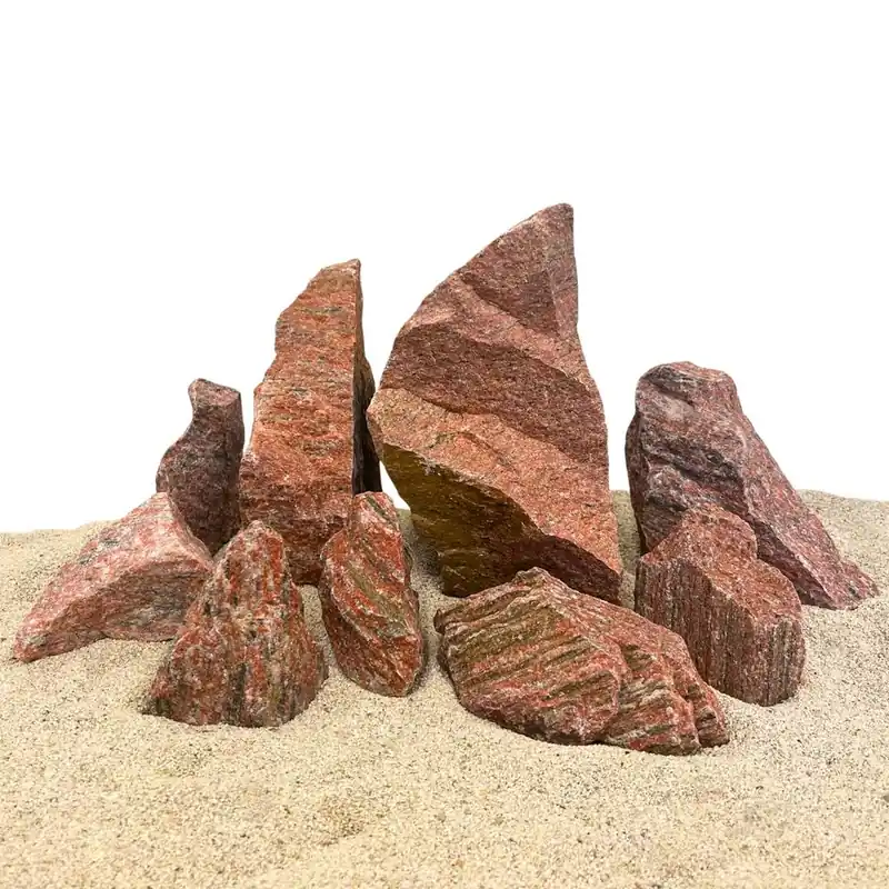 Aquarium Natursteine Red Wood Rock 1 Stück Gr. L 1,3-1,7 kg Aquascaping Steine Abverkauf