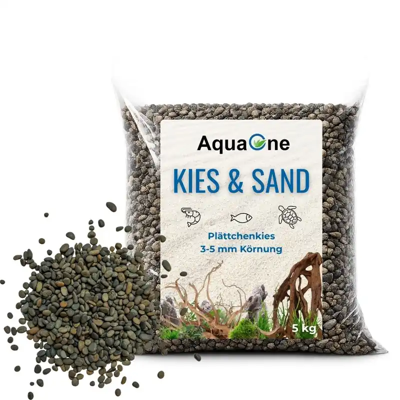 Solange Der Vorrat Reicht 5 kg Plättchenkies 3-5 mm – Hochwertiger Natursteinkies für Aquarien