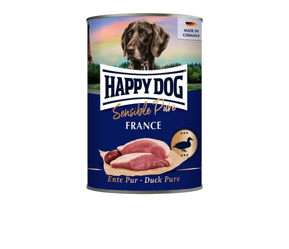 HAPPY DOG Ente PUR 400 g Direkt Vom Hersteller