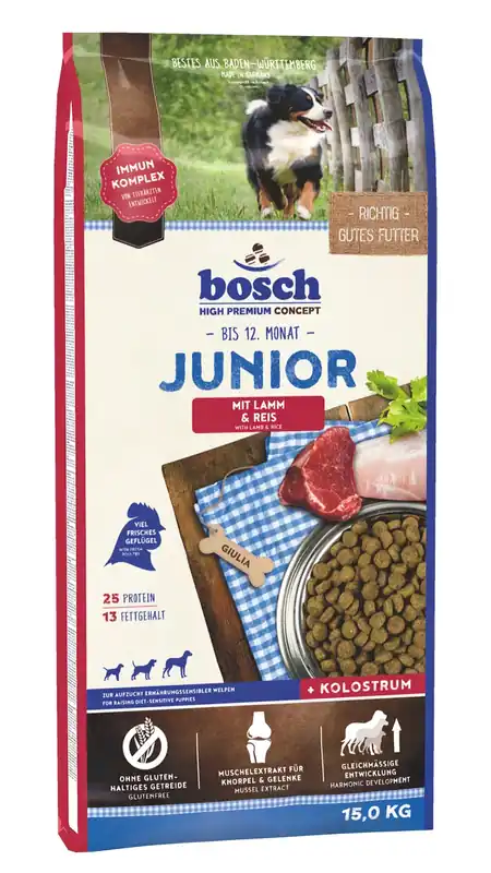 bosch Junior Lamm & Reis 15kg Hundetrockenfutter Jetzt Bestellen