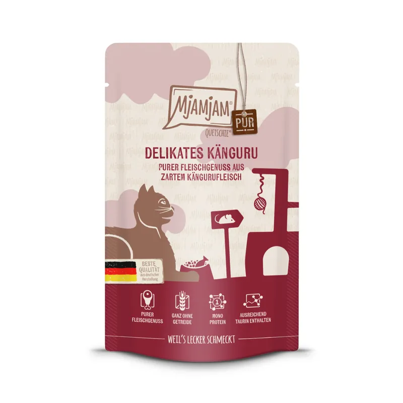 MJAMJAM Quetschies Känguru pur 125 g Preisreduziert