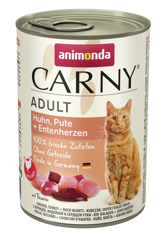 Sonderangebot animonda Carny Adult Huhn/Pute/Entenherz 400 g