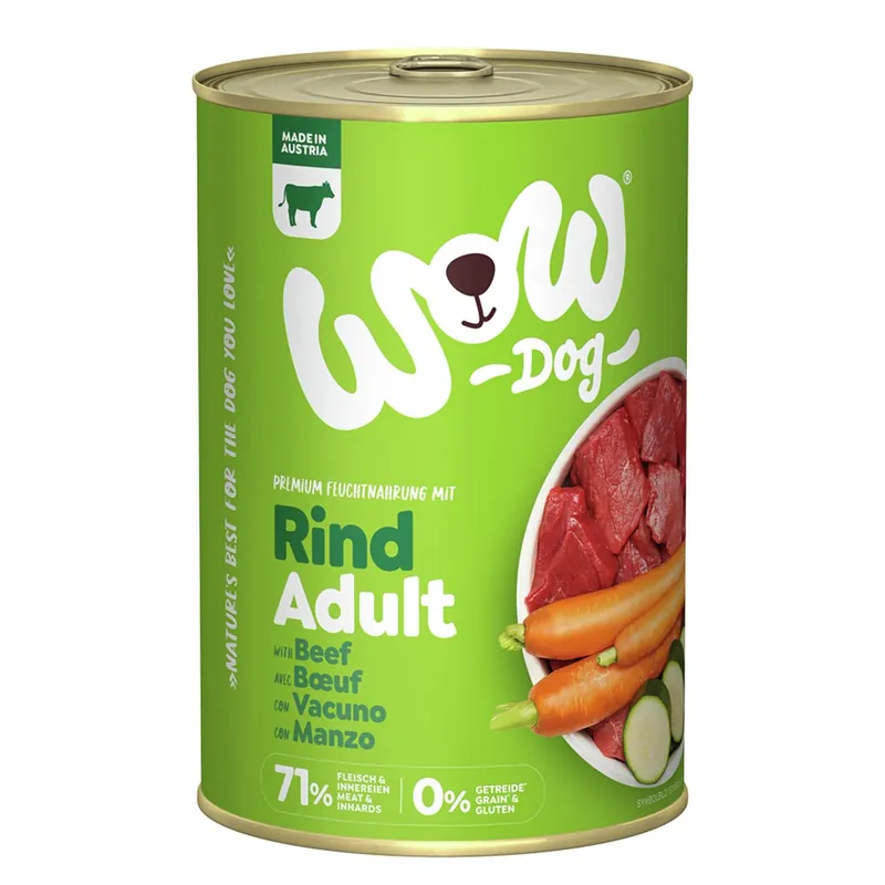 Nur Heute WOW Adult Rind/Karotten 400 g