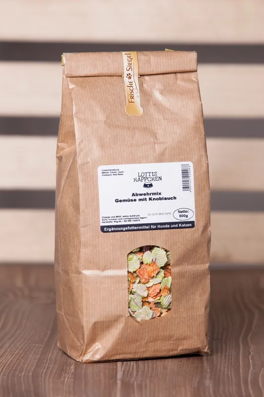 LOTTIS HÄPPCHEN Abwehrmix Gemüse und Knoblauch 1 kg Direktkauf