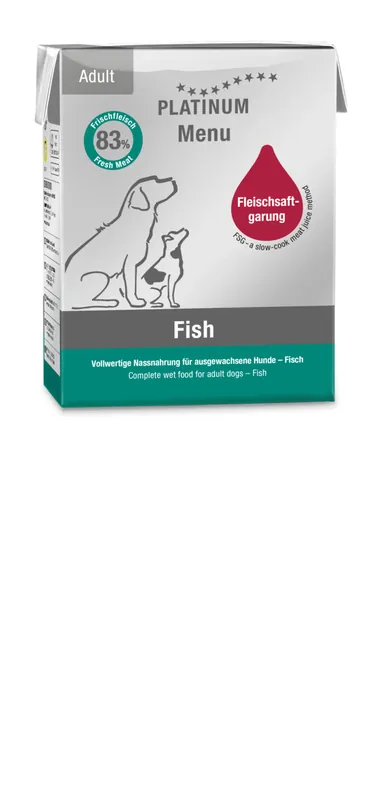 PLATINUM Menu Adult Fish 375 g Meistverkauft