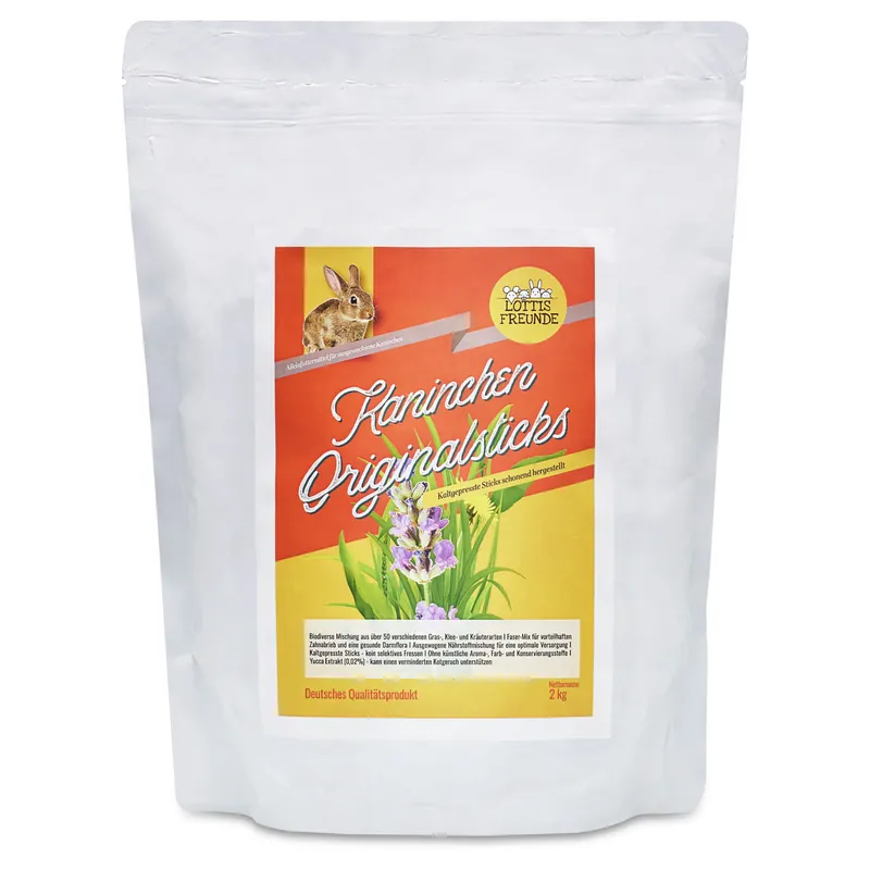 Schneller Versand LOTTIS FREUNDE Kaninchen Originalsticks 2 kg