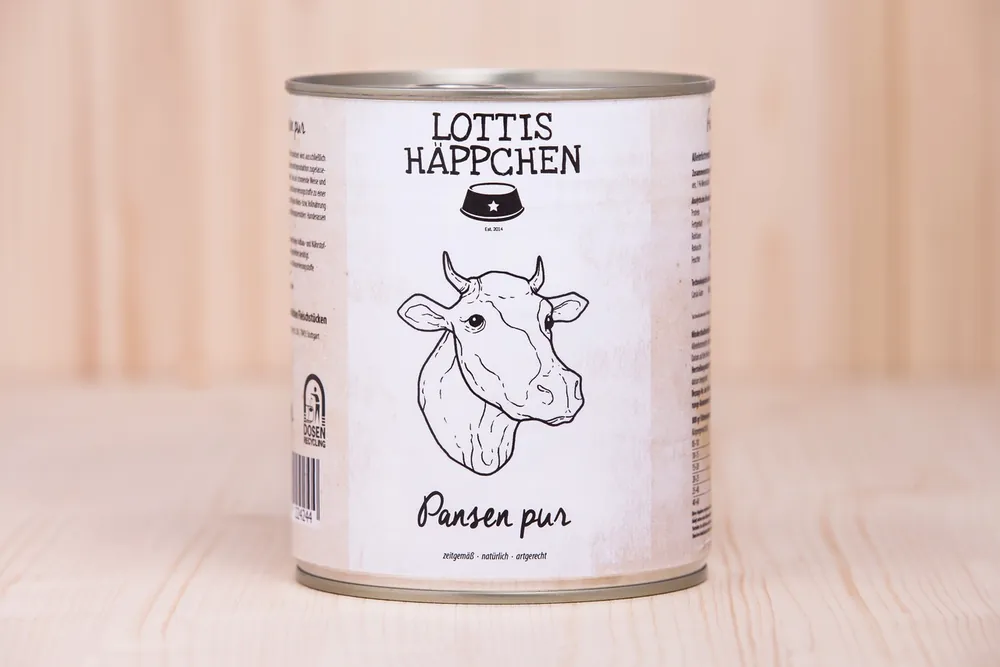 LOTTIS HÄPPCHEN Pansen PUR 800 g Begrenztes Angebot