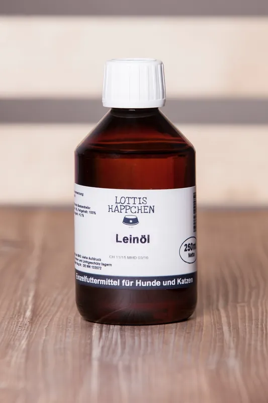 Jetzt Bestellen LOTTIS HÄPPCHEN Leinöl kaltgepresst 250 ml