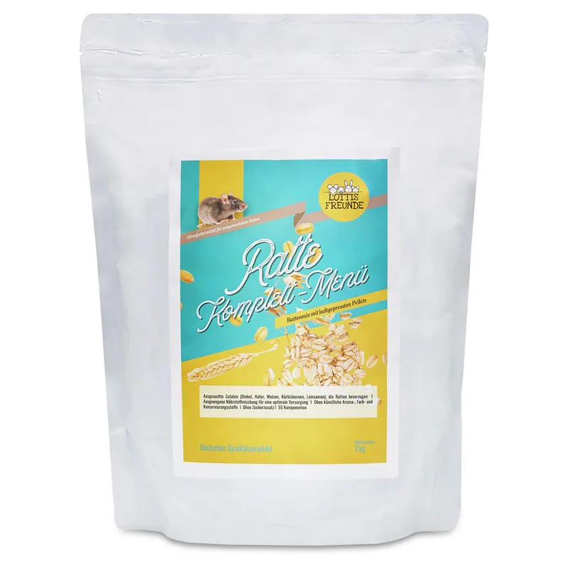 LOTTIS FREUNDE Ratte Komplett-Menü 2 kg Preis Gesenkt