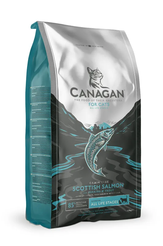 Rabatt Canagan Scottish Salmon Cats 1,5 Kilogramm Katzentrockenfutter