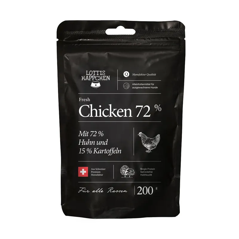 LOTTIS HÄPPCHEN Fresh Chicken 200 g Expressversand