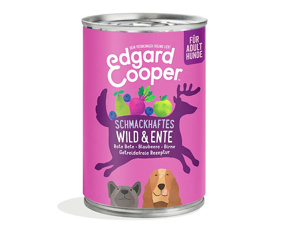 Edgard & Cooper Adult Wild und Ente getreidefrei 400 g Geprüft