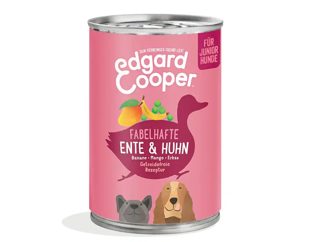 Jetzt Bestellen Edgard & Cooper Junior Ente und Huhn getreidefrei 400 g