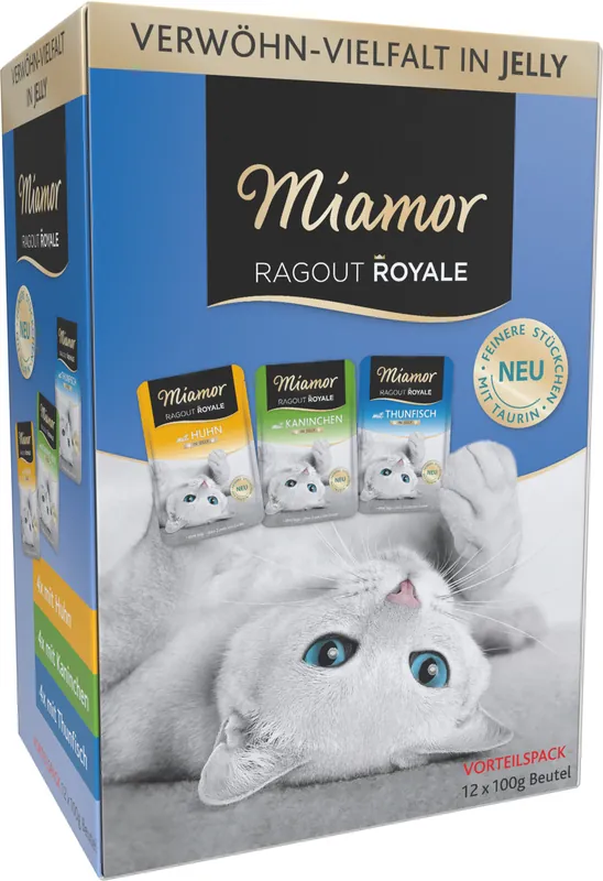 Miamor Ragout Royale Kaninchen Thunfisch Huhn in Jelly Multipack 12x100 g Jetzt Kaufen