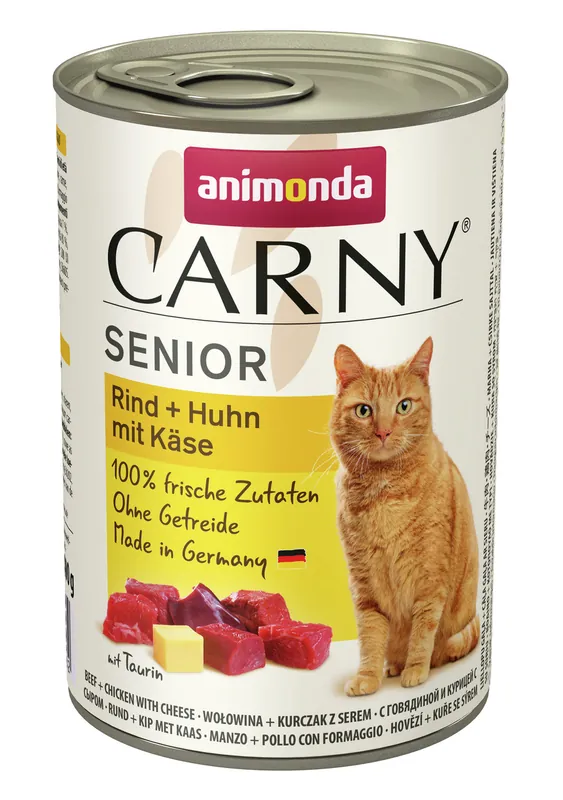 animonda Carny Senior Rind/Huhn/Käse 400 g Solange Der Vorrat Reicht