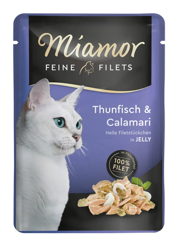 Miamor Feine Filets Thunfisch/Calamari in Jelly 100 g Top-Preis
