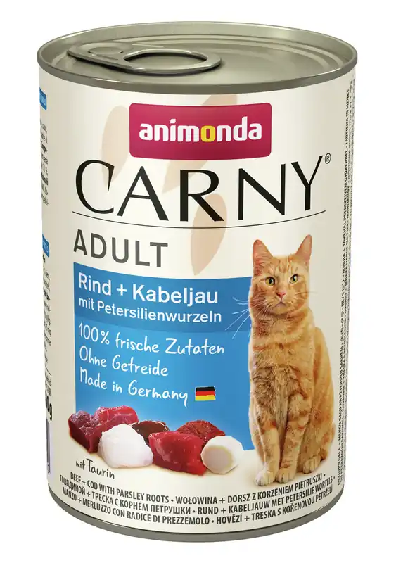 Garantierte Lieferung animonda Carny Adult Rind/Kabeljau/Petersilie 400 g