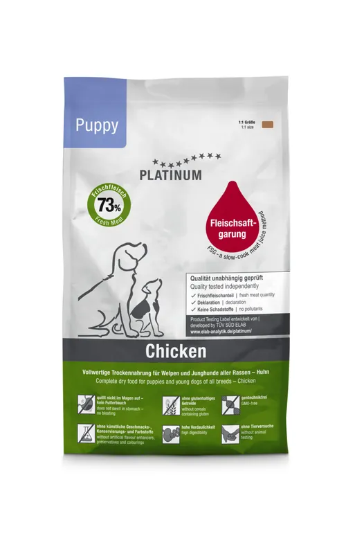 PLATINUM Puppy Chicken 1,5 kg Preis Gesenkt
