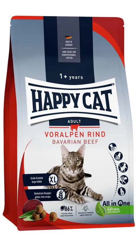Abverkauf HAPPY CAT Culinary Voralpen-Rind 4 kg