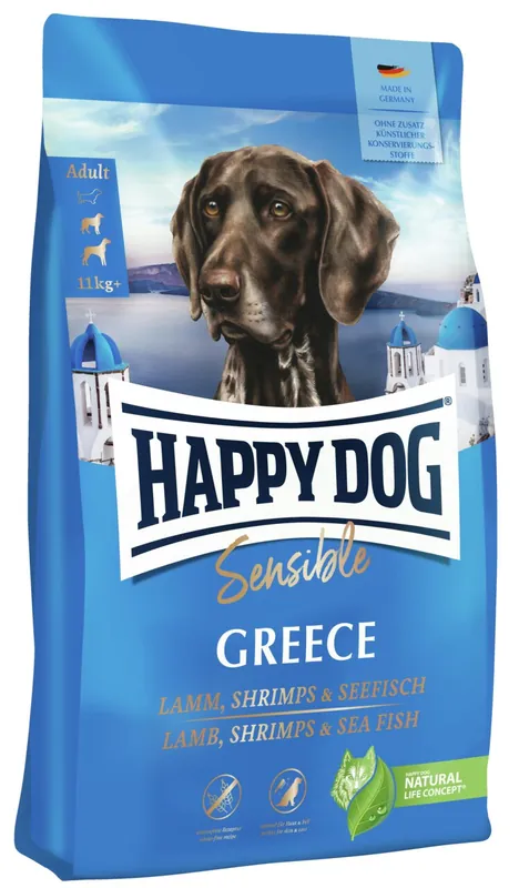 HAPPY DOG Supreme Sensible Greece 11 Kilogramm Hundetrockenfutter Abverkauf