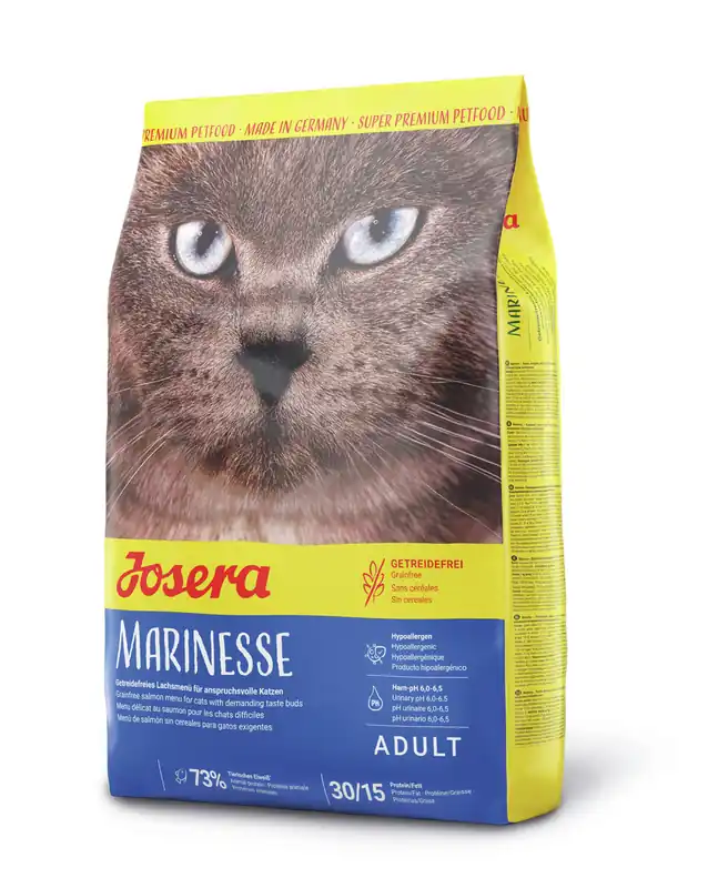 Sparpaket 2 x 2 kg Josera Marinesse Katzen Trockenfutter Neu Im Sortiment