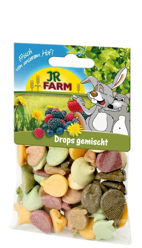 JR FARM Drops gemischt 75g Kleintiersnack Sale