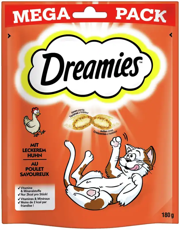 Dreamies Megapack Huhn 180 g Rabatt