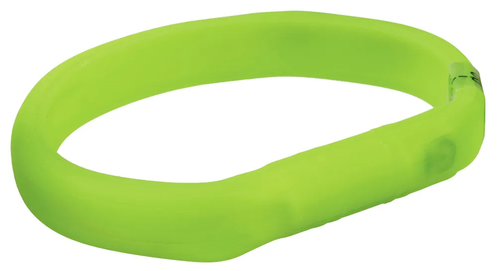 TRIXIE Flash Leuchtband USB M - L (50 cm / 18 mm) grün Günstig