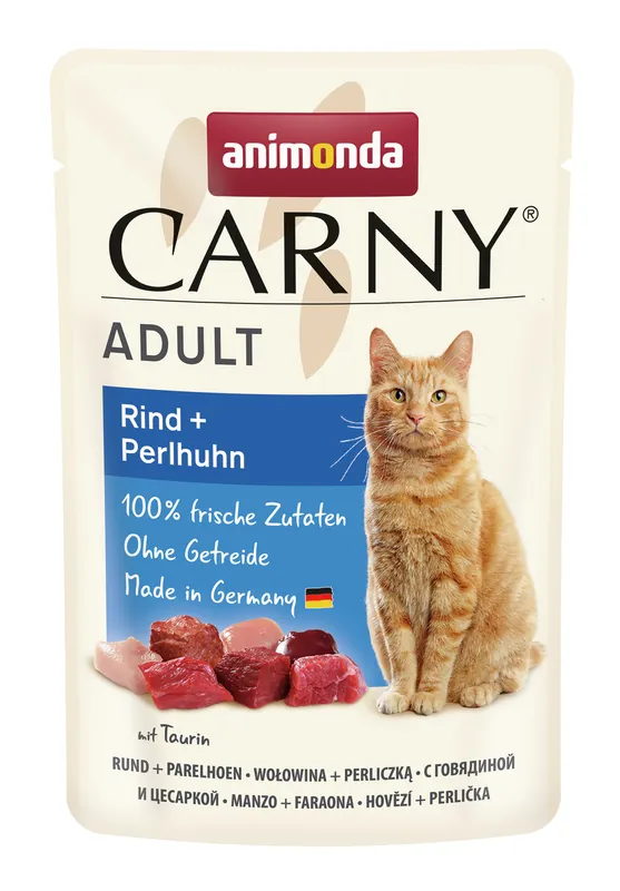 animonda Carny Adult Rind/Perlhuhn 85 g Letzte Chance