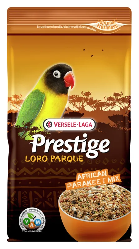 VERSELE-LAGA Prestige LoroParque African Parakeet Mix 1kg Vogelfutter Echt