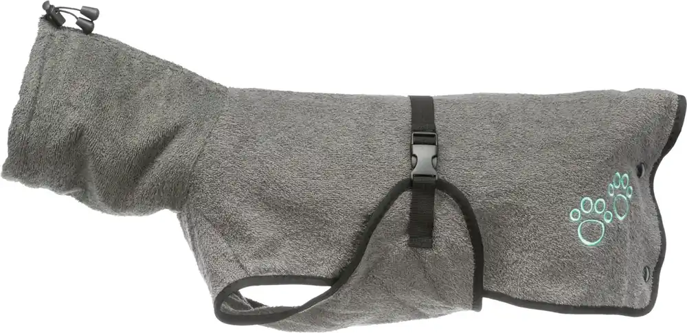 Markenware TRIXIE Bademantel Hunde Frottee S 40 cm grau