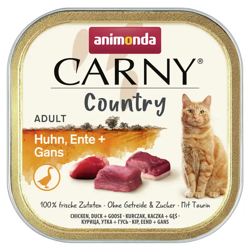 animonda Carny Country Huhn/Ente/Gans 100 g Versand Am Gleichen Tag
