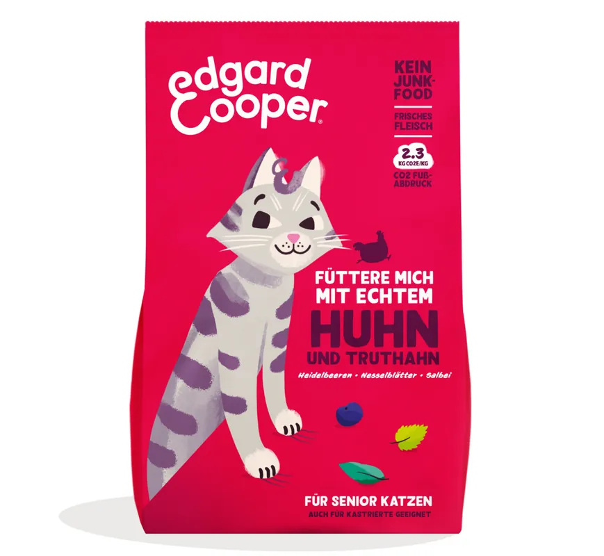 Billig Edgard & Cooper Senior Truthahn und Huhn 2 kg