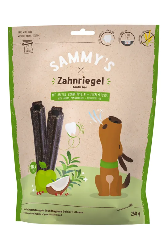 SAMMY's Zahnriegel 250 g Versand Am Gleichen Tag